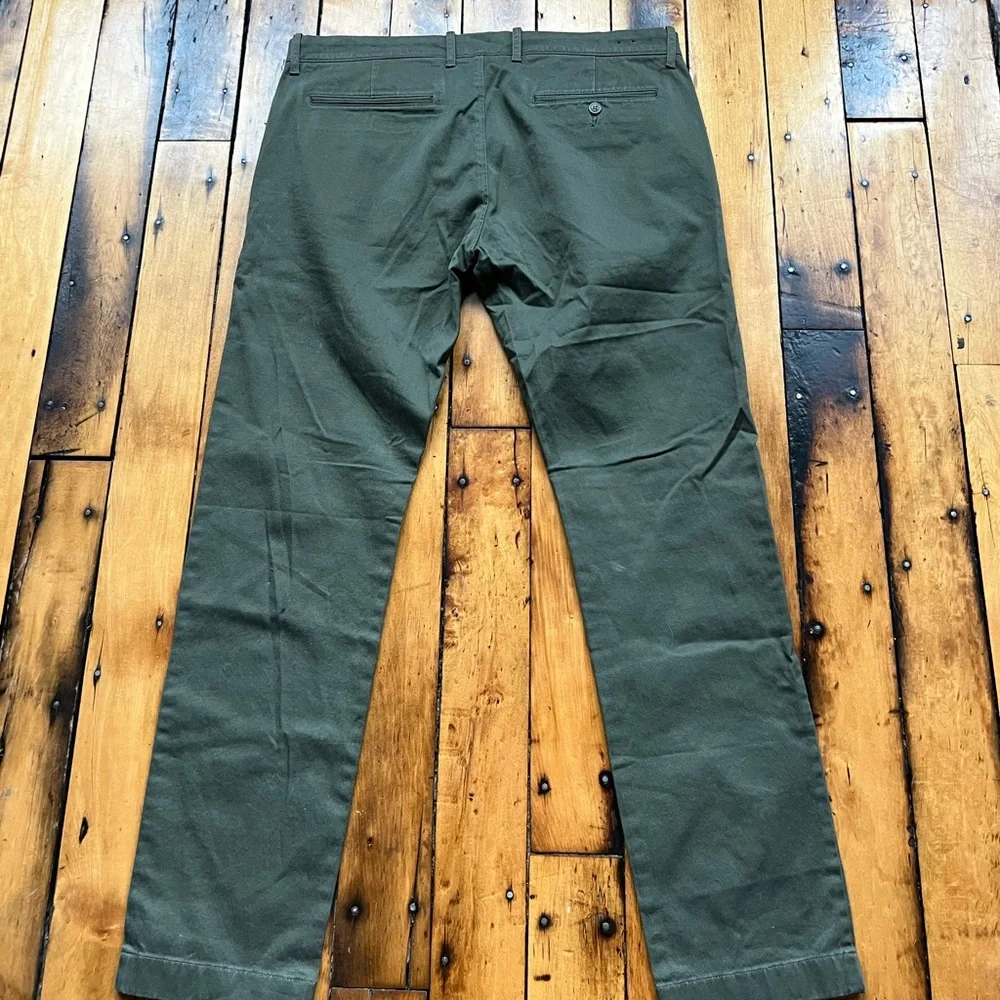 J. Crew Men's Olive Chinos